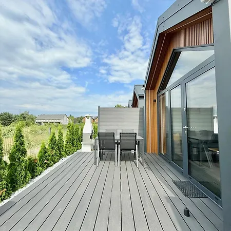 Domki Aurea 2 - Nowe Caloroczne Domki Z Jacuzzi I Sauna - 350M Do Morza, Plac Zabaw, Rowery, Grill